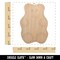 Gummi Bear Candy Unfinished Craft Wood Holiday Christmas Tree DIY Pre-Drilled Ornament
